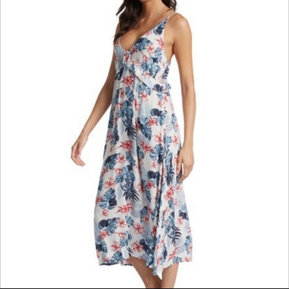 Roxy Dresses & Skirts - Roxy Floral Midi Dress Size XS